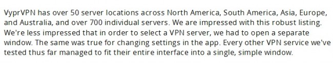 Tips for VPN connection on iPhone-review praised VYPR VPN 5 stars