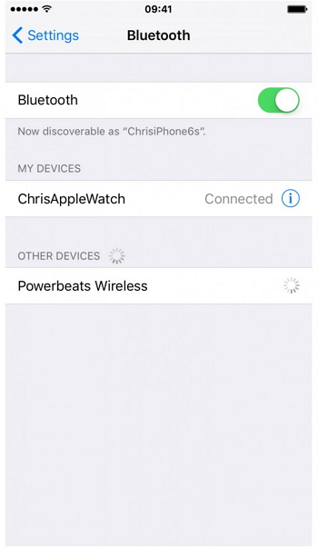 connect iPhone to Mac - Use Bluetooth step 2