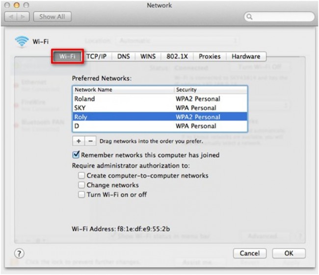 connect iPhone to Mac - Preferred Networks