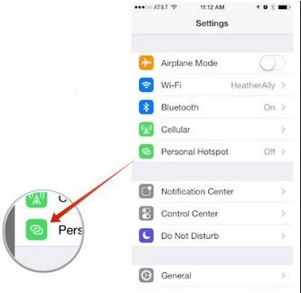 tether an ipad to an iphone-personal hotspot