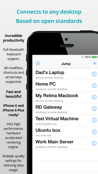 Top 5 Remote Desktop apps for iPhone-Jump Desktop