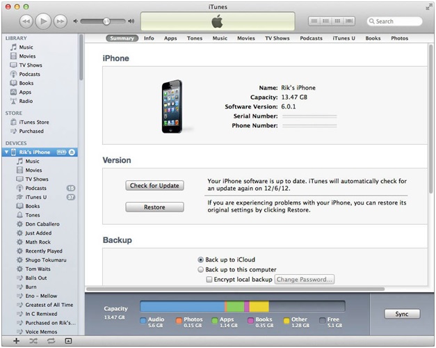 Connect iPhone to iPad-download and install the iTunes