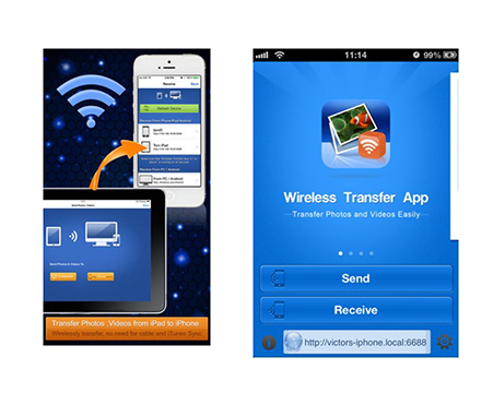 wireless transfer app iphone free