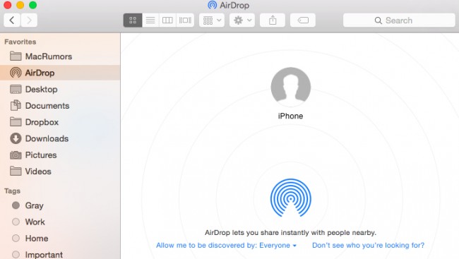 Hoe kun je AirDrop gebruiken tussen Mac en iPhone - Zet AirDrop aan op iPhone en Mac.