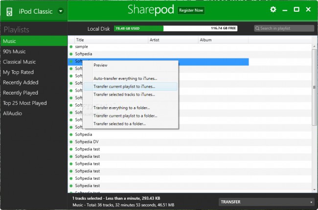 EphPod Alternativas - SharePod