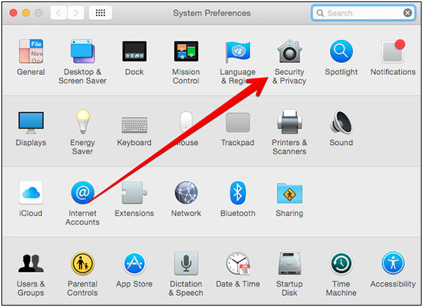 AirDrop iPhone to Mac - Go to System Preferences