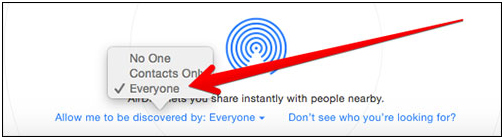 AirDrop iPhone to Mac - primary sharing option