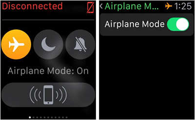 AirDrop iPhone para Mac - Desativar o modo de avião