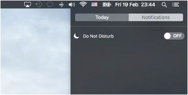 AirDrop iPhone to Mac - Open the Control Center