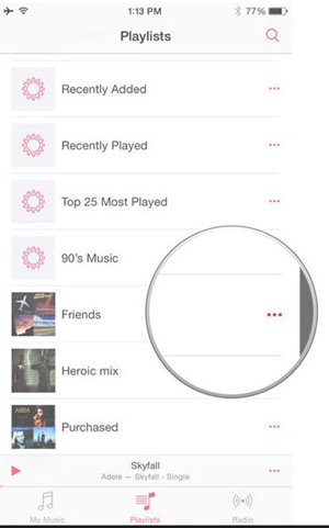 Gerenciar música no iPhone - Entre na Apple Music