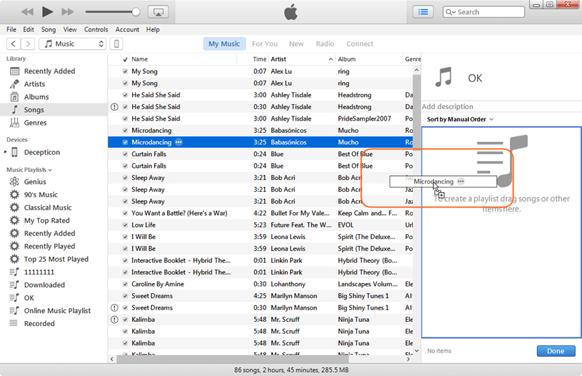 Create Playlist on iPhone - Add Music to New Playlist