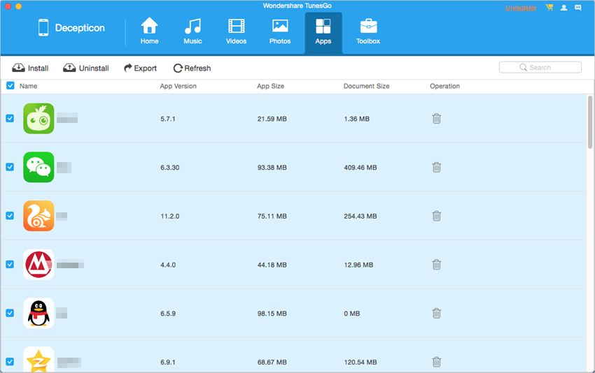 iPhone File Explorer for Mac - Browse iPhone Apps on Mac