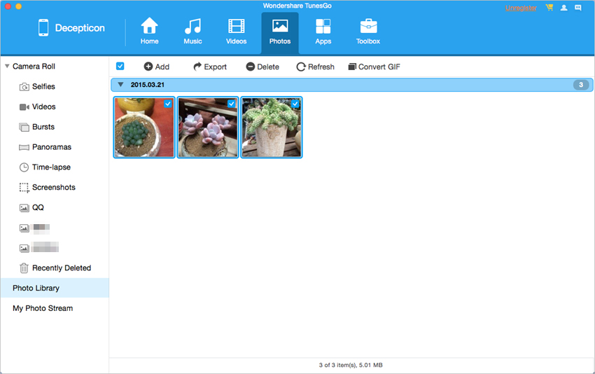 iPhone File Explorer for Mac - Browse iPhone Photos on Mac