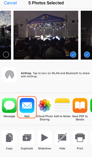 Email iPhone Videos - Email Multiple Fotos do iPhone