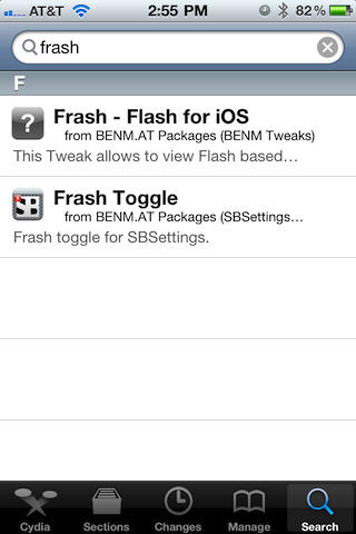 Download Flash Player voor iPhone - Frash