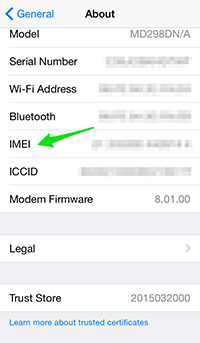 Como encontrar IMEI no iPhone - Encontre IMEI