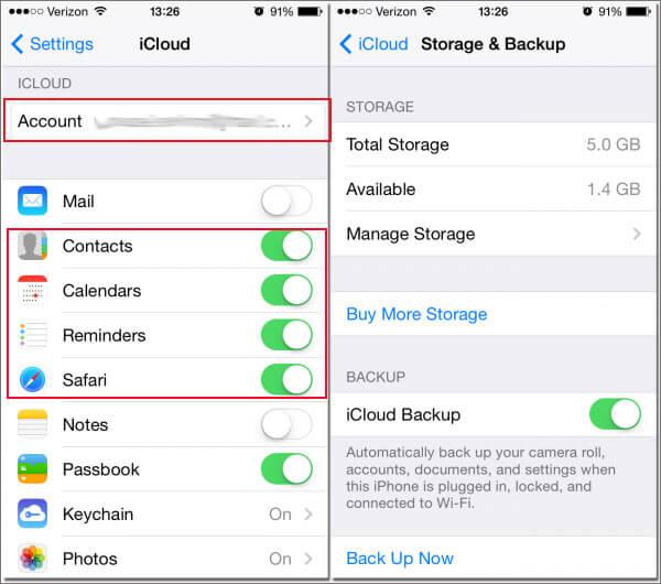 Deve-fazer coisas ao obter um novo iPhone-Configurar iCloud