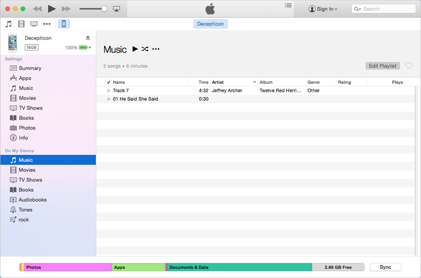 itunes download macbook air