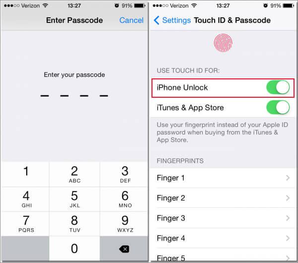 Deve-fazer coisas ao obter um novo iPhone-Configurar senha