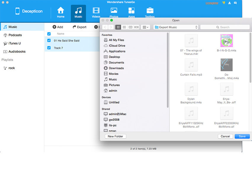 AirDorp iPhone to Mac - Transfer Files from iPhone to Mac
