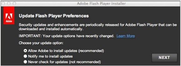 Download Flash Player on iPhone - Update Preferences