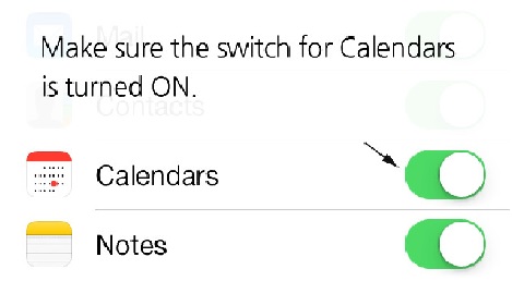 Sincroniza el Calendario de iPhone - Revise Calendario Gmail en Configuración