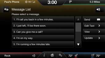 iPhone Ford Sync - punto 2 di ricezione di messaggi di testo di iPhone con Ford Sync