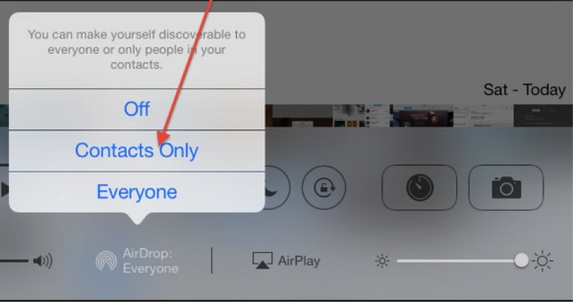 Trasferire video da iPhone a iPad utilizzando Airdrop