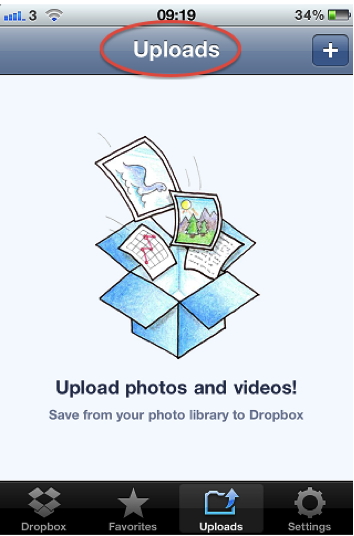 Uso de Dropbox para Transferir Videos desde el iPhone a la Computadora