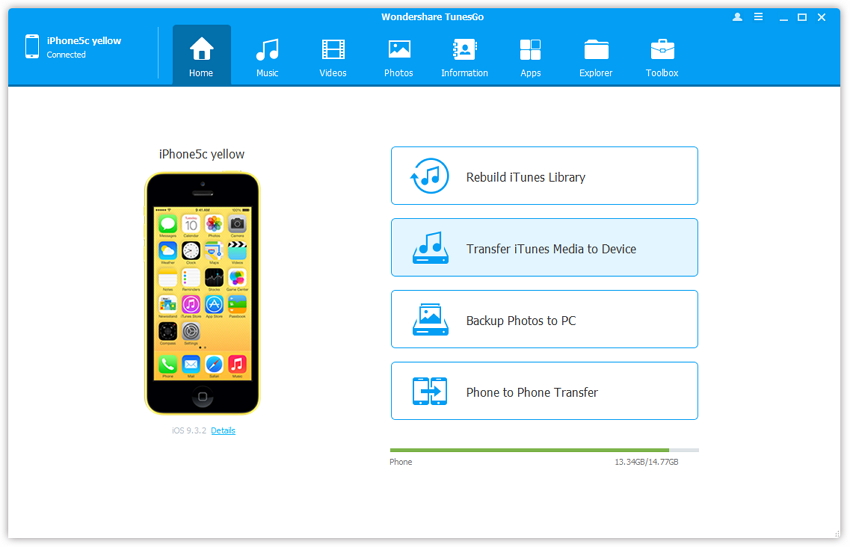 Transferir archivos de audio digital de iTunes al iPhone