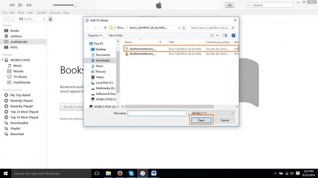 How to put audiobooks on iPod-locate your audiobook
