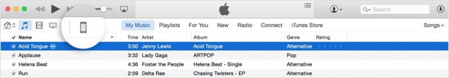 how to delete music from iPod in batch-launch itunes and connect ipod
