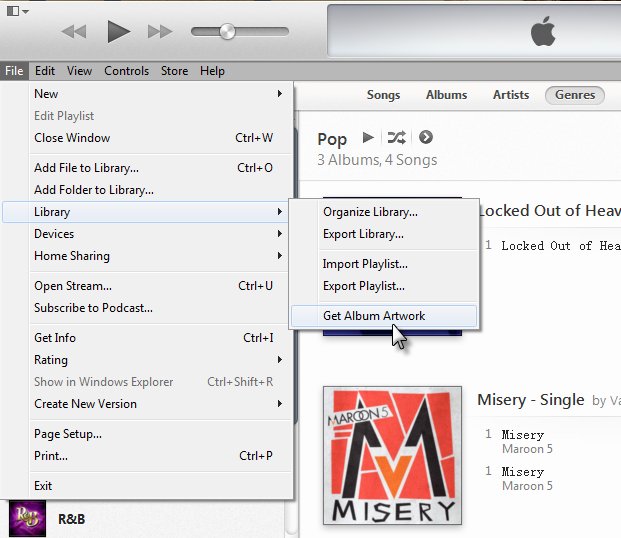 How to add artwork to iPod-install itunes