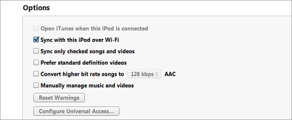 how to sync ipod to itunes