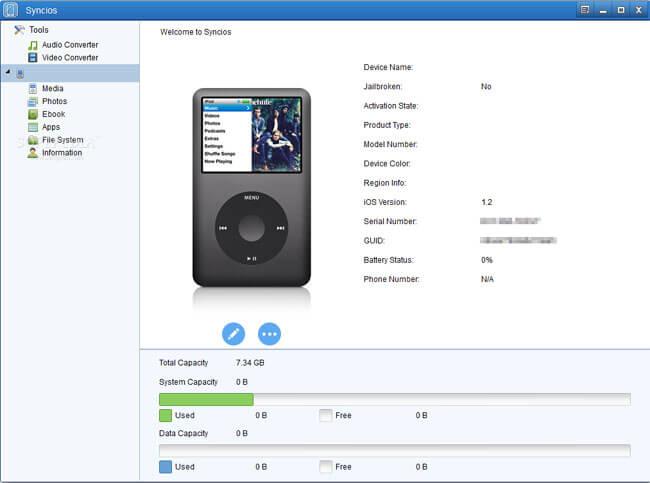 top iPod to iTunes Transfer tools-SynciOS