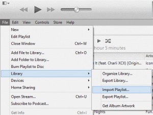 copy playlist from iPod to iTunes-import playlist