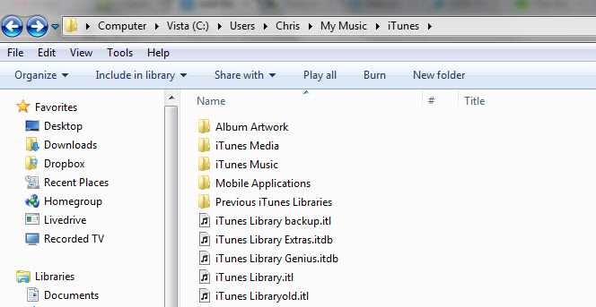 fix itunes library