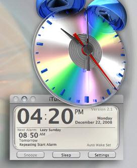 itunes alarm clock