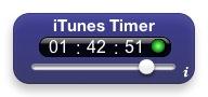 itunes sleep timer-Mac Dashboard Widget