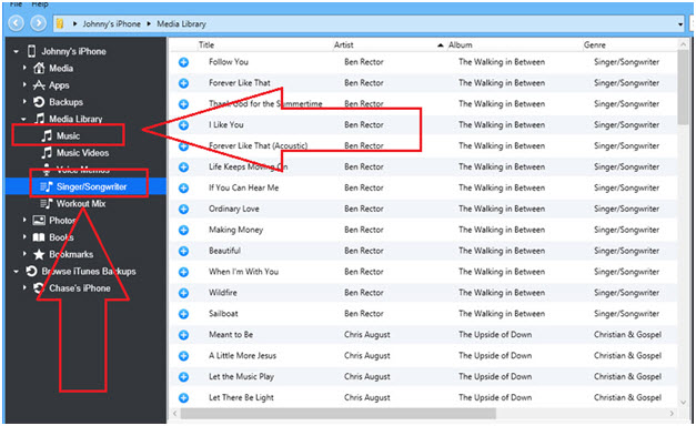 Export iTunes Playlists to iPhone/iPad/iPod