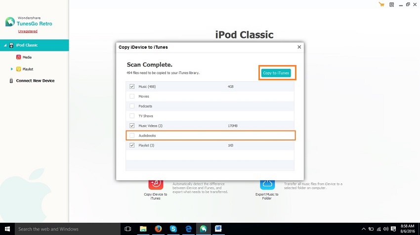 How to transfer files form ipod to itunes-Transfer Audiobooks from iPod to iTunes