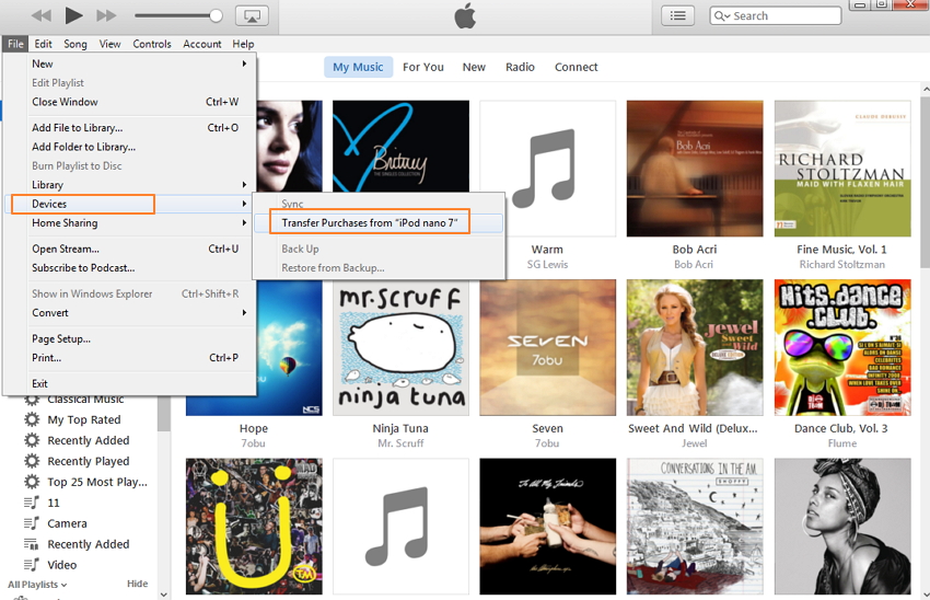 copy files from ipod to itunes-transfer purchases from ipod