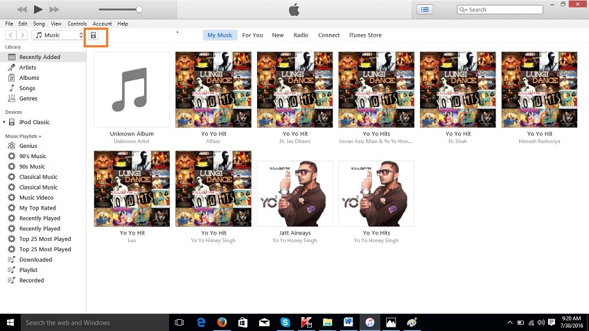 Musik vom iPod Touch zu iTunes übertragen - iPod in iTunes
