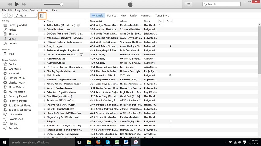 How to transfer music from iPod to iTunes-launch itunes