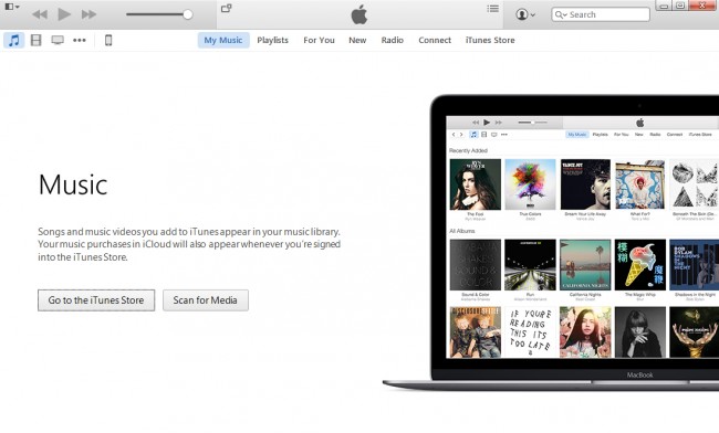 Transfer Music from iPod to Mac with iTunes-step 1