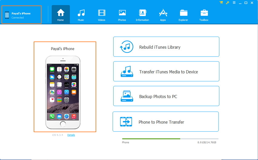 A solução a mais simples para transferir a música do computador ao iPhone & ao telefone do Android