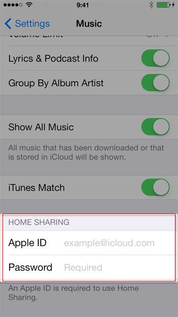 Transfer Music from Mac to iOS - using Home Sharing