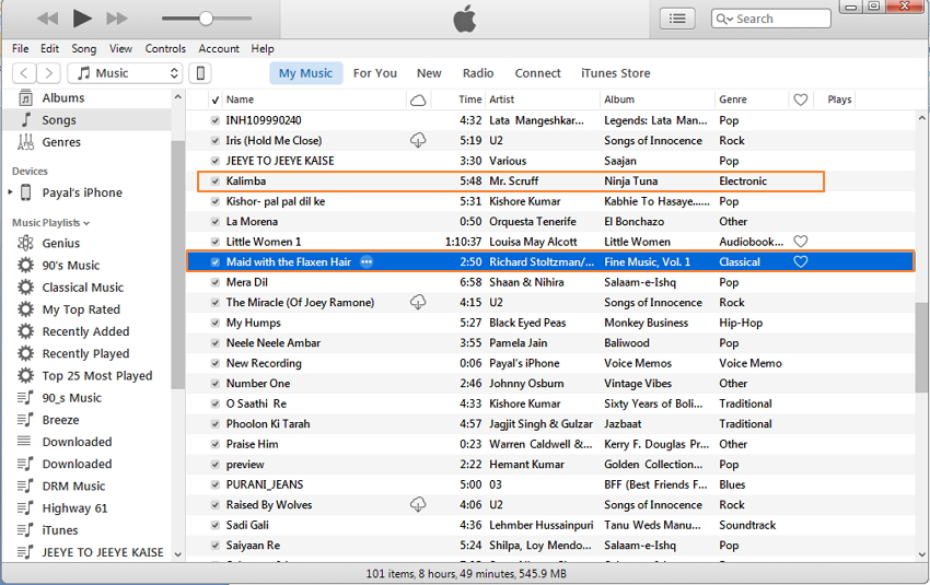 Transfer Music to iPhone from PC with iTunes