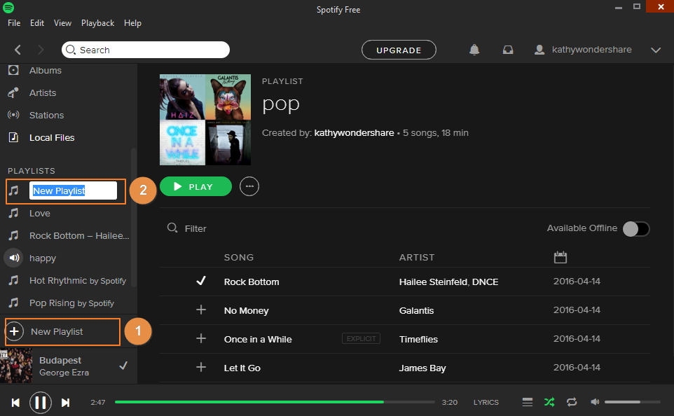 Create, Share, Export, Search and Download Spotify Playlist