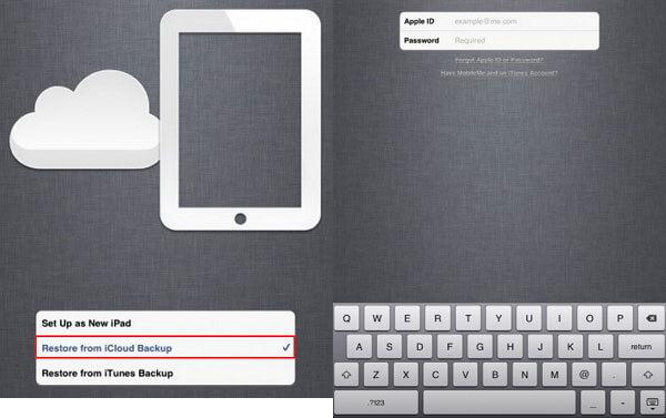 Mueve Archivos al iPad mini 2 - Restaura el iPad mini 2 desde el Respaldo de iCloud